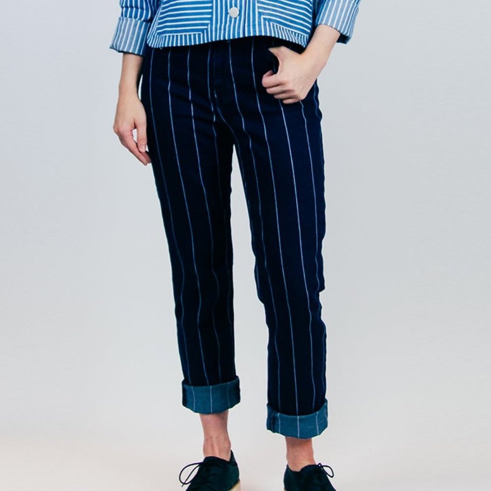 Etica Finn Jeans Pin Stripe Jeans